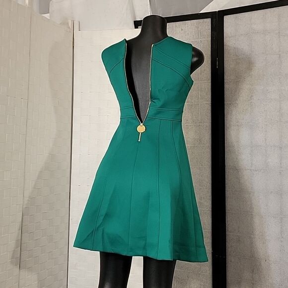 BRAND NEW CALVIN KLEIN V-NECK SLEEVELESS A-LINE STRETCH WOMEN"S DRESS - Picture 9 of 14